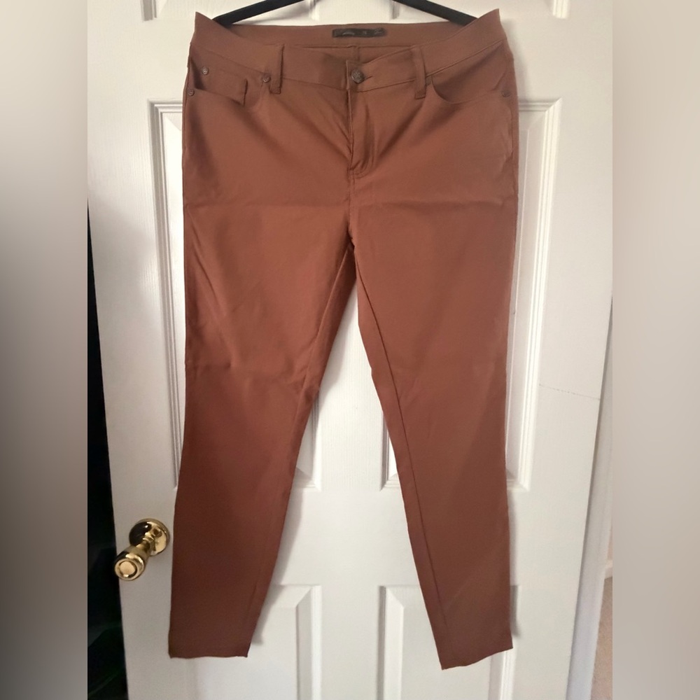prAna Women’s pants Rust Brown Straight-Leg Pants